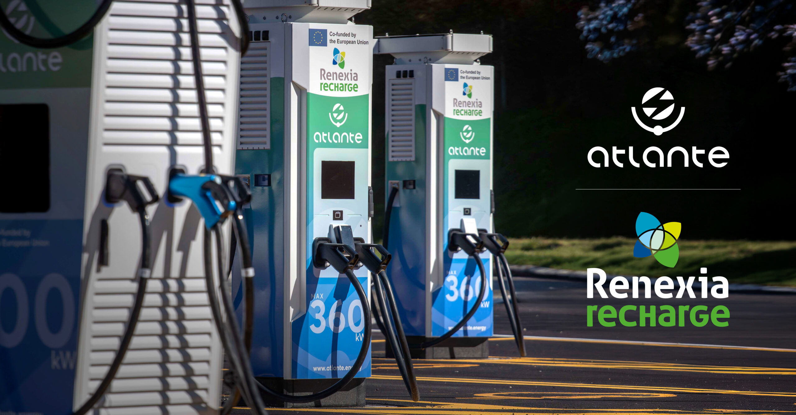 Renexia Recharge e Atlante rafforzano la rete di ricarica elettrica nel cuore d’Italia sulle autostrade A24 e A25