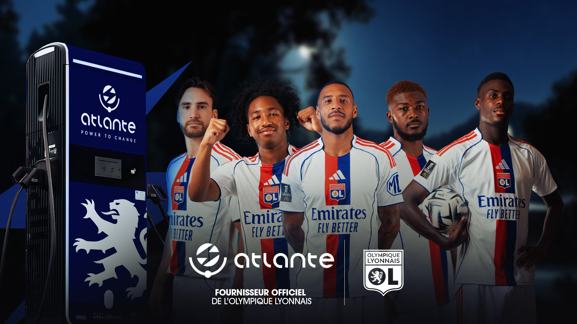 ATLANTE DEVIENT RECHARGEUR OFFICIEL DE L’OLYMPIQUE LYONNAIS
